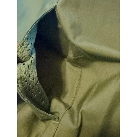 Puma Womens Half Zip Windbreaker Thyme Green Pullover Jacket Size M NEW - Picture 4 of 7